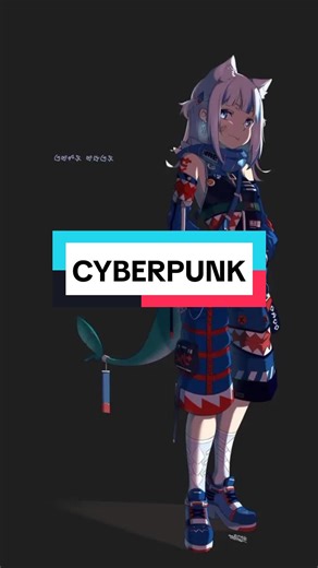 Gawr Gura Ai I Really Want To Stay At Your House Cyberpunk Song Cover