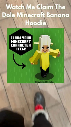 Dole 🍌 on Instagram: "🕹️Claim your FREE Dole Minecraft In-Game Banana Hoodie! Follow these easy steps for quick success 👍 #DoleMinecraft #InGameItems #Minecraft #Banana #Gaming #Gamer #GamerLife #Gamingcommunity #GamingLife #Free #Fruit #HowTo #VideoGames #MinecraftBedrock #viralvideos"