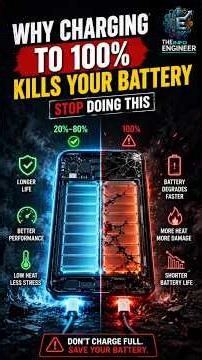 Why Charging to 100% Kills Your Battery | Stop Doing This