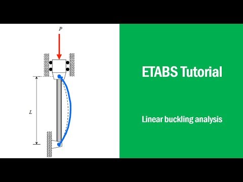 Linear buckling analysis using ETABS …………