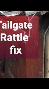 Pickup truck Tailgate Rattle fix - GMC Chevrolet
