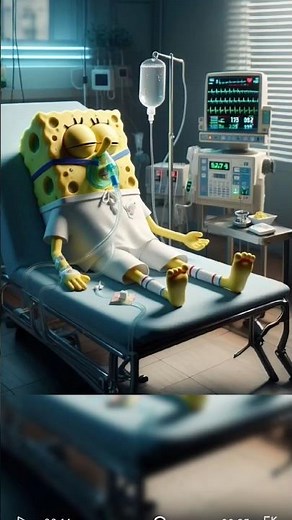 Spongebob get medical treatment #spongebob #sick #shorts