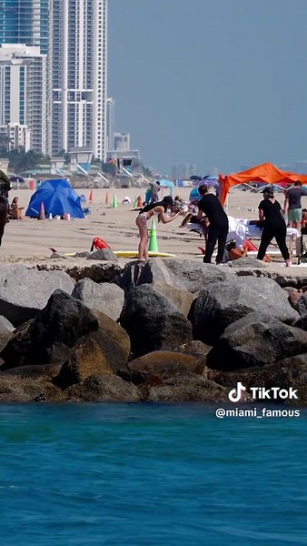 Getting a Beach Massage at Haulover Beach in Miami