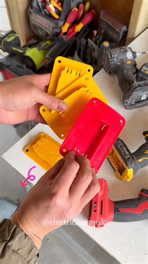 ️ Clear the bench. Mount your drills. Turn any wall into a grab-and-go station with these tool holders—built for DeWalt 20V/12V and Milwaukee M18 slide tools. ✅ Snap-in, secure hold (no slips) ✅ Heavy-duty ABS + screws/anchors included ✅ Fits walls, studs, pegboard, or cabinets Shop Now → | Fancyous-ly | Facebook