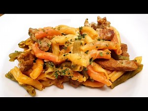 Egy serpenyős tarja kedvenc színes tésztámmal 🥘🍝🥩🧀 @szokykonyhaja