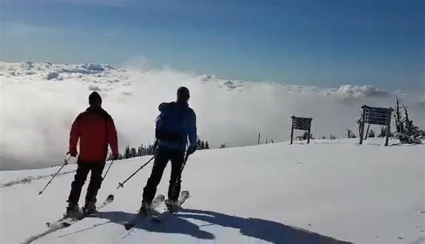3.3K views · 185 reactions | Dreams came true today! ⛷ The snow base is 'gnarly deep', no rocks were found, and the skiing is October's best. | Baldy Mountain Resort | Facebook