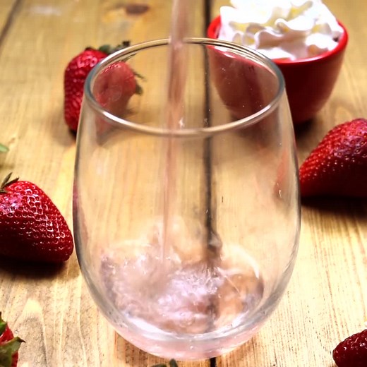 Strawberry Shortcake Sangria is perfect for spring! RECIPE: https://www.lemontreedwelling.com/strawberry-shortcake-sangria/ | Lemon Tree Dwelling