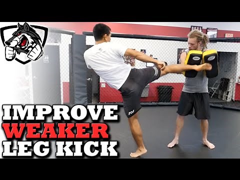 How to Kick Faster/Harder with Your Lead (Weaker) Leg