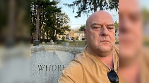 Dean Norris' Gravestone Selfie | Know Your Meme