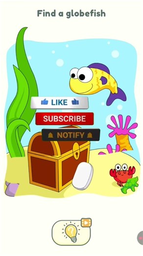 find a globefish dop 2( delete one part )#shortvideos #gameplay # subscribe level 37