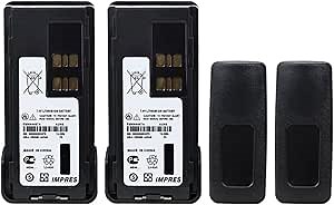 Amazon.com: Vineyuan 2 Pcs PMNN4407A IMPRES Rapid Battery for Motorola XPR3300 XPR3500 XPR7350 XPR7380 APX 1000 DP4800 XiR P8668 Replacement Battery 7.4V 1800 mAh Battery : Electronics
