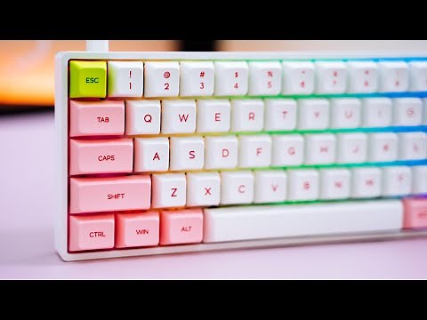 Best budget 65% keyboard? - SK68 Review - Gateron Optical Brown Typing Sounds [ASMR]