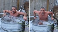 76K views · 135 reactions | Feeling cold? Well, this man will show you his daily routine of sitting for two minutes in a freezing ice bath, and he says that getting in is the most challenging part, but once you do, you’ll be addicted! Would you try something like this? It's actually extremely healthy for you! | Rumble | Facebook