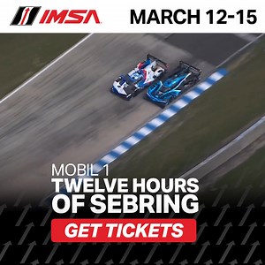 936 reactions · 11 shares |  GET TICKETS  to the 72ND MOBIL 1 TWELVE HOURS OF SEBRING | MARCH 12-15, 2025 - 2-Day & 4-Day Ticket Options - Single-day Saturday Tickets - Parking Options - Sebring Officers Club - Club Seven - And more! 72ND MOBIL 1 TWELVE HOURS OF SEBRING | MARCH 12-15, 2025. The combination of the challenging track, unpredictable weather, and the prestige associated with the Sebring name makes this race a highlight of the endurance racing calendar. | IMSA | Facebook