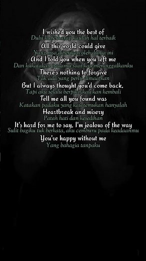 Jealous - Labrinth #jealous #labrinth #lirikmusik