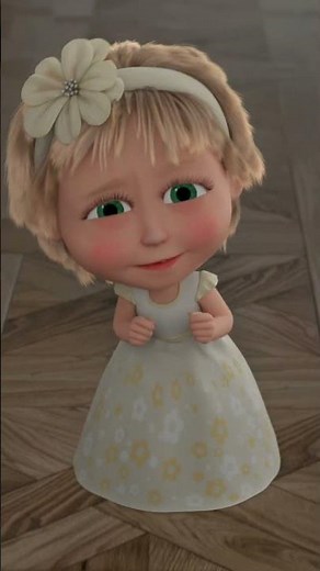 Troppo carino... 👩‍❤️‍💋‍👨💞 #mashaandthebear #mashaeorso #Shorts #MissioneMatrimoni #cartonianimati