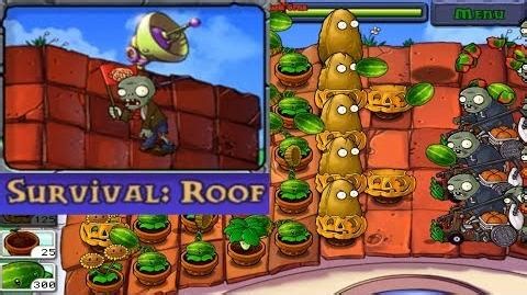 Plants vs. Zombies - Survival - Roof (Android Gameplay HD) Ep.60