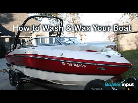 How to wash and wax your boat