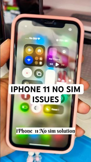 IPhone 11 No sim issue|| iPhone 11 SIM card not working solution! #iphones #teamiphone #iphoneplus