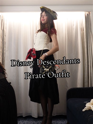 "Scare you....that's my specialty" 🏴‍☠️❣️ #disneydescendants #descend... | Pirate Costume Outfit