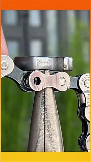 How to remove a motorcycle chain link safely and efficiently.