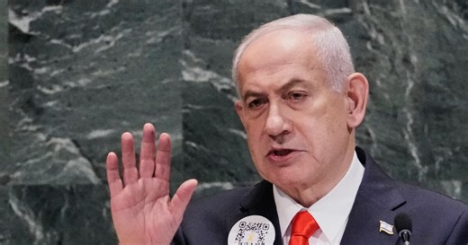 Netanyahu uses QR code at UN to display Hamas attack visuals
