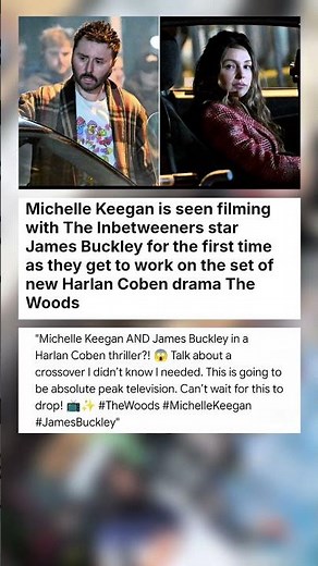 Michelle Keegan is seen filming with The Inbetweeners star James Buckley for the ... #celebrity