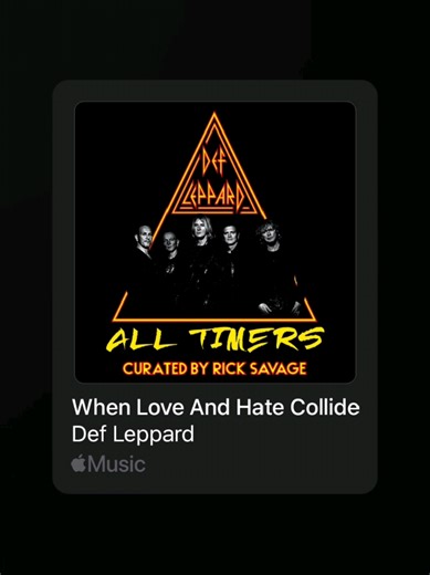 When Love And Hate Collide - Song Lyrics