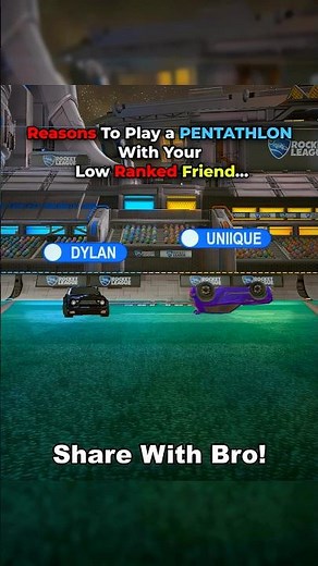 Reasons To Play a SSL PENTATHLON With Your LOW Ranked Friend... | Share With Bro! 😎 | #rocketleague