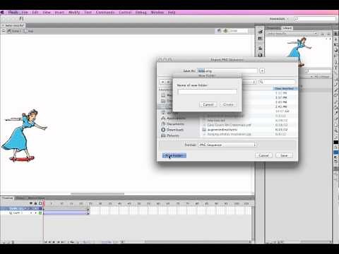 Export Animations in Flash to PNG Sequence