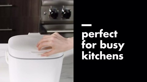 OXO Good Grips Easy-Clean Compost Bin, White - 0.75 GAL