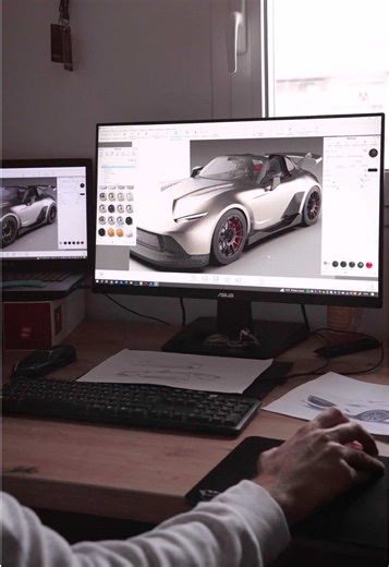 Miata MX-5 3D Modeling: From Curves to Concept