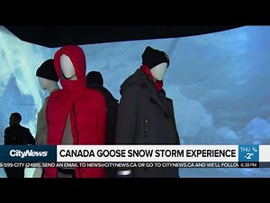 Canada Goose opens a store that has snow but no jackets