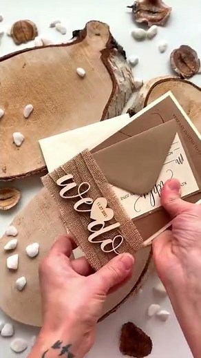 Rustic Wedding Invitation