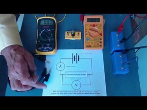Ammeter and voltmeter