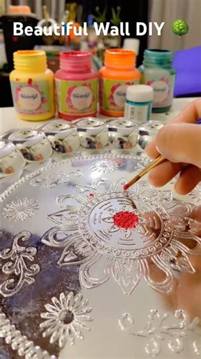 ✨ JUST 5 MIN WALL MAGIC! 🌳✨#diy #creationasqueen #trending #shorts