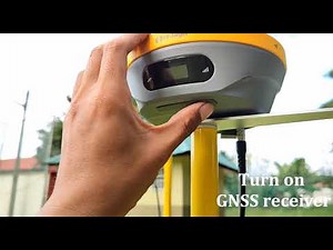 Set up GPS base unit with external radio