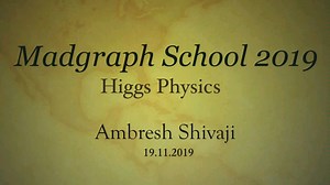 madgraph school 2019 - 5