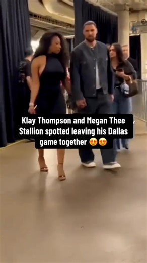Klay Thompson and Megan Thee Stallion spotted leaving his Dallas game together 😍😍 | H - Town Spotlight