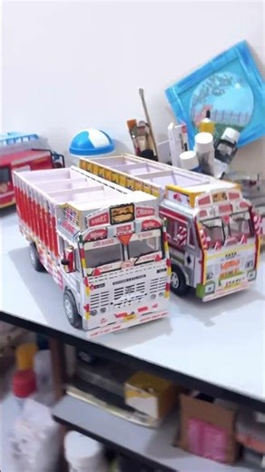 Making Handmade Lp Truck model ‪@ArtistSandeep4856‬ #miniatureart