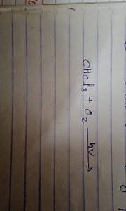 CHCl3​ O2​hV​... | Filo