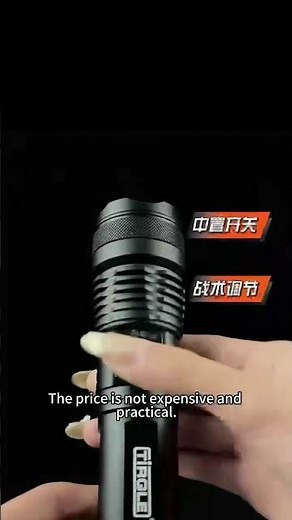 5-Mode Zoomable Flashlight Test | Strong–Medium–Low–Strobe–SOS | Outdoor Essential#flashlight #led