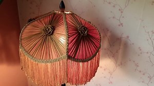 Antique Gold Lampshade: Victorian Style Fringe Lampshade - Etsy UK