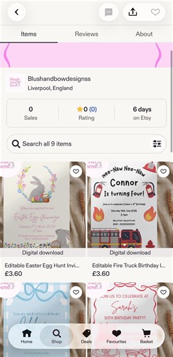 More designs added to my Etsy store come and take a look, LINK IS IN BIO🔗🩷 Message if you have any request of what designs you would like me to create for your special event!🩷 Blushandbowdesigns🩷 #digitalmarketing #partyinvitations #designedforyou #birthdays #kidsbirthday