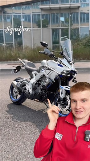 Китайська копія Yamaha Tracer - Zontes 703 T 🤙🏻 #zontes #zontes703t #moto #adventure #streetbike