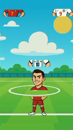 Cartoon Football Player Reveal ⚽🔥 | Red kit Star Enters the Field?