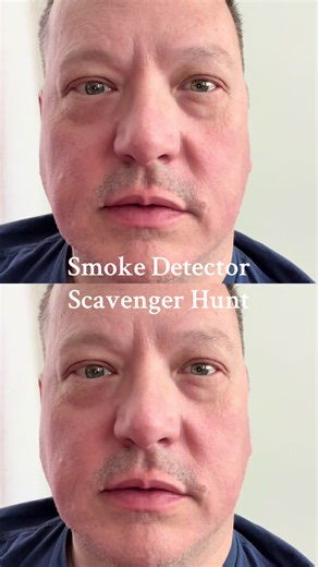 “Smoke detector scavenger hunt: crawling through the house like I’m on a top-secret mission. 🎯 If it beeps again…I’m rolling credits! #smokedetector #missionimpossiblevibes #relatable #fyp #homeproblems