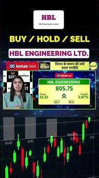 HBL Engineering Ltd BUY SELL OR HOLD !