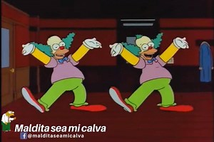 Homero y Krusty el payaso IMPORTANTE Ahora podes ver mas fragmentos de los simpson en nuestro canal de youtube Maldita sea mi calva: https://www.youtube.com/channel/UCvC4HAkEk530c5Y6LYgihMA | Maldita sea mi calva MSMC