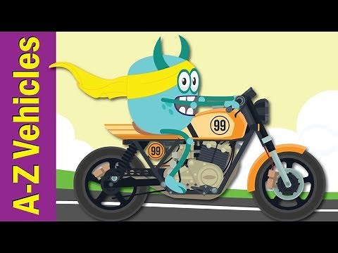 A to Z Alphabet Vehicles Chant | Learn Vehicles and Transport Names | Fun Kids English